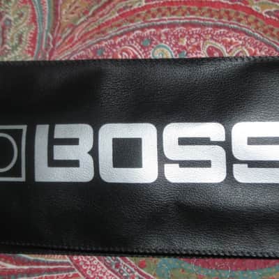 lightly used - very clean genuine BOSS vinyl pouch for FV300H, FV300L, and similar size size Boss pedals (NO pedal included) 1990s - Black Vinyl Exterior / Black Thin Canvas Interior image 3