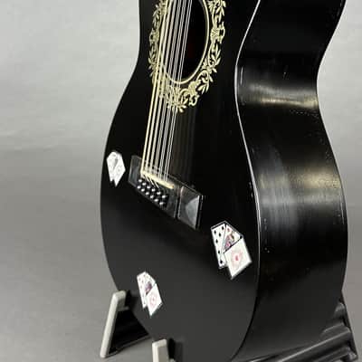 Custom Gambler 12-String Jumbo 2020 circa - Black Gambler image 4