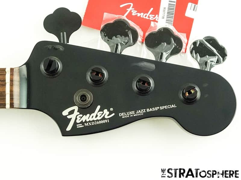 Fender Duff McKagan Deluxe Precision Bass NECK & TUNERS Black Contemporary image 1