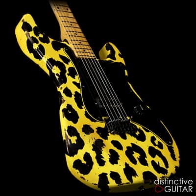 Friedman Guitars Vintage S - Graffiti Yellow Leopard image 5