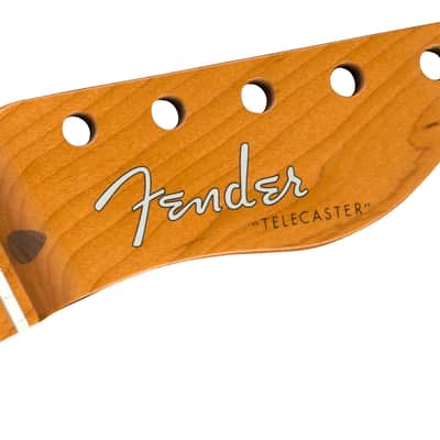Fender Roasted Maple Vintera Mod '50's Telecaster Neck 21 Medium Jumbo Frets 9.5" "V" Shape image 3