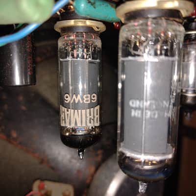 Vintage 60s SELMER VANGUARD 1x12 amp 1960s Mullard Brimar tubes image 10