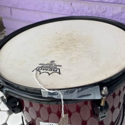 Pearl Export 8x12” Tom- 2000s - Red wine image 5