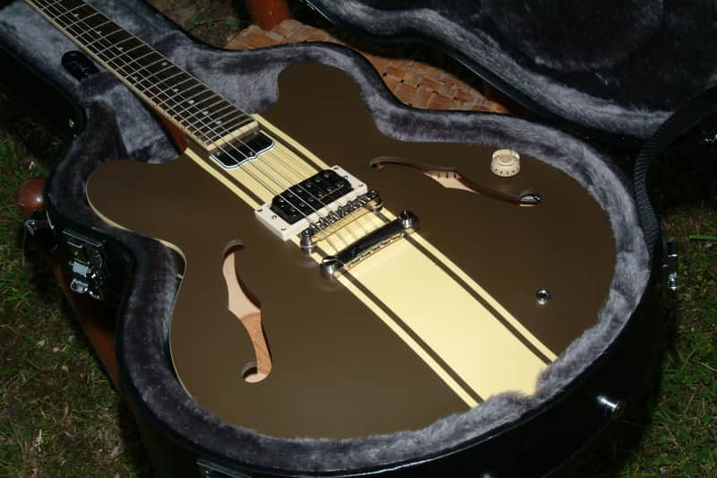 Epiphone ES-333, Tom Delonge/Blink 182 Semi-Hollow, W/USA Dirty Fingers, CASE, MINT! image 1