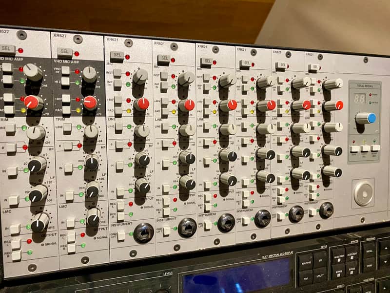 Solid State Logic X-Rack Loaded with 8 XR618 Dynamics Modules | Reverb