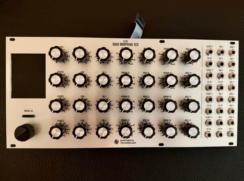 Synthesis Technology Quad Morphing E370 Quad Morphing VCO 2010s - Silver image 1