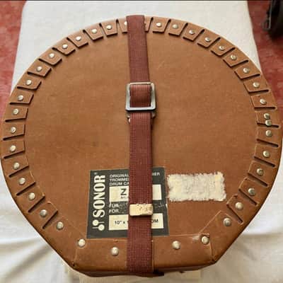 Vintage Sonor Z 6010 Original Vulkanfiber Drum Case for 10"x10" Tom - Made in Germany image 3