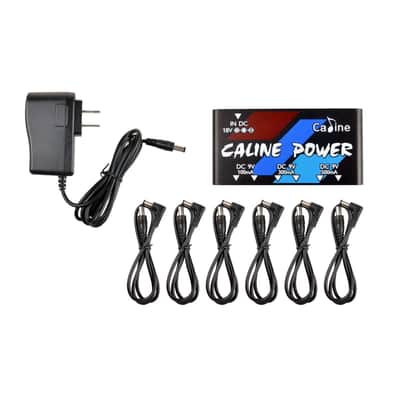 Caline CP-02 Mini Guitar Power Supply 6 DC Outputs for 9V Effect Pedal (Price includes the import duty for US buyer) image 1