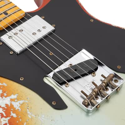 Used Fender Custom Shop Telecaster Custom Limited Super Heavy Relic - Twilight Sky image 8