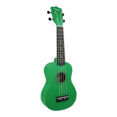 Amahi Penguin Soprano Ukulele w/Bag | Shamrock Green image 1