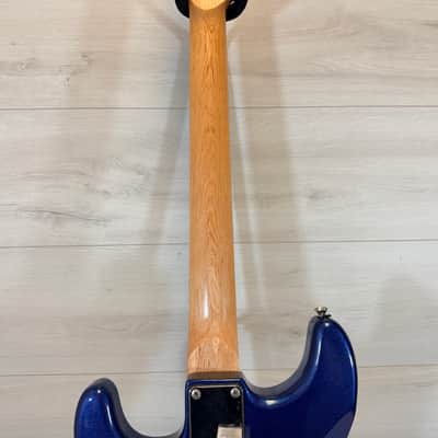Aria STG Series Electric Guitar Blue Metallic Strat Style SSS Rosewood Fingerboard image 9