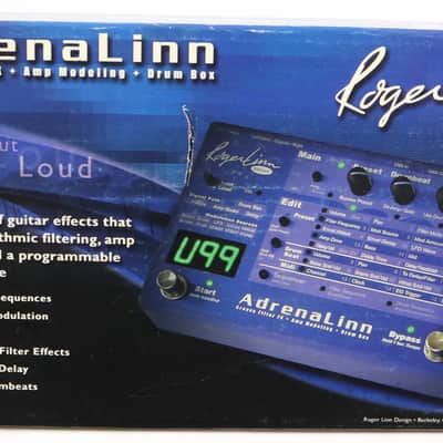 Roger Linn AdrenaLinn Guitar Multi Effects Pedal Amp Modeler Drum Machine image 9