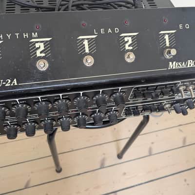 Mesa Boogie Quad Preamp with FU-2A Footswitch 1980s - Black image 7