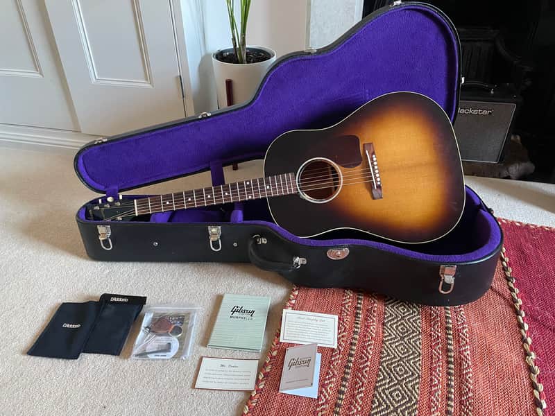 Gibson Custom Shop Murphy Lab '42 Banner J-45 Reissue Light Aged Vintage Sunburst image 1