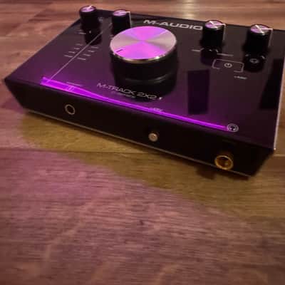 M-Audio M-Track 2x2M USB Audio/MIDI Interface 2010s - Black image 1