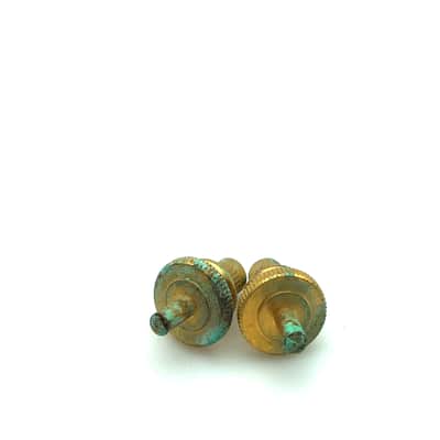 Gibson OEM Nashville Bridge Posts & Bushings 1990’s-00’s Aging Gold image 1