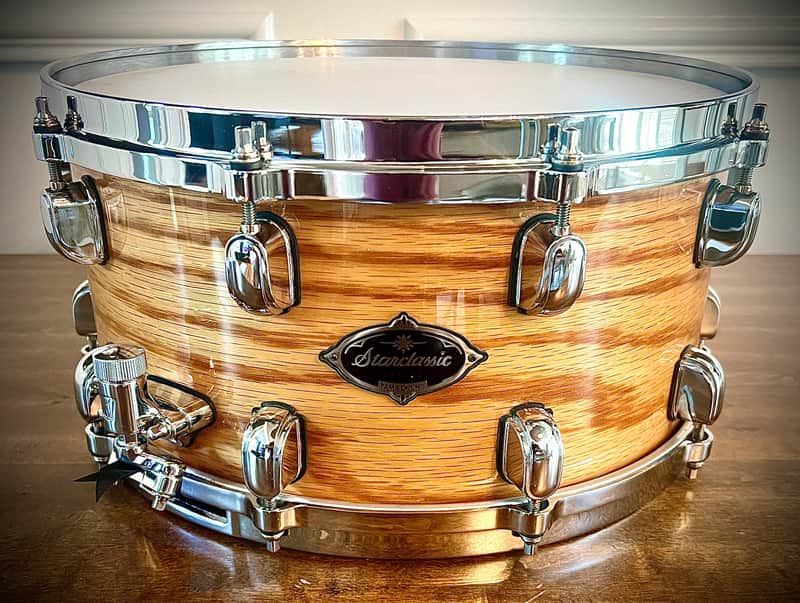 Tama Starclassic 14x7” Bubinga/Birch Snare Drum with Upgraded Tama Dual Strainer System image 1
