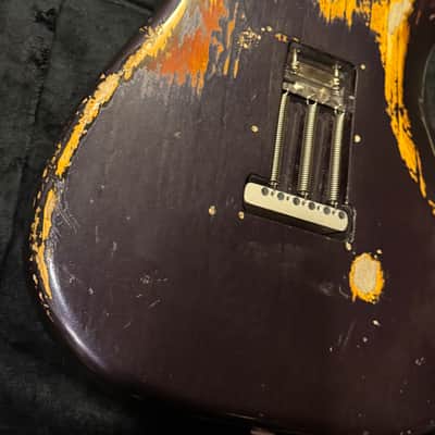 Oswald Guitars OS 2024 - Dark Purple over Sunburst image 9