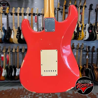 Fender   Custom Shop Stratocaster 56 Fiesta Red Relic image 9