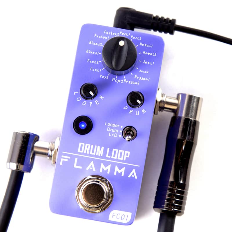 FLAMMA FC01 Mini Digital Guitar Drum Machine Phase Loop Pedal image 1