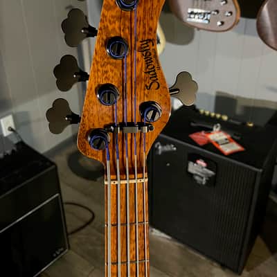 Sadowsky MasterBuilt 21-Fret M/M Bass, Limited Edition 2022 Natural Transparent High Gloss image 3