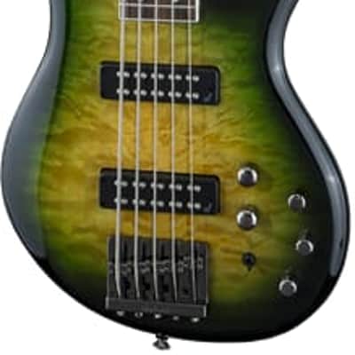 Jackson JS3Q Spectra V Bass Amber Blue Burst image 5