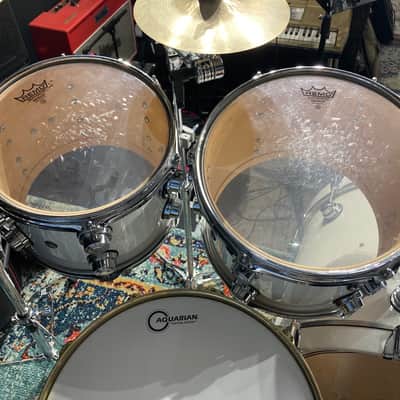 David Palmer's Rod Stewart DW, Collectors Series 4-Piece Custom Maple Set, Stunning! 2008 - White Glass image 18