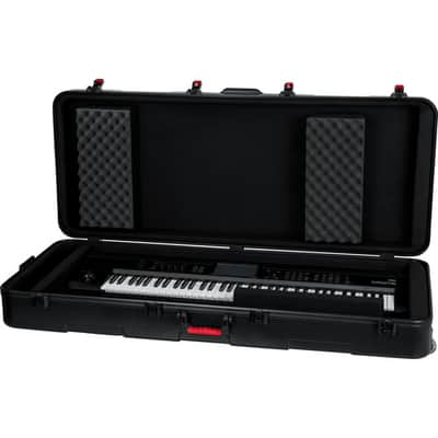 Gator TSA Series ATA Molded Polyethylene Keyboard Case w/ Wheels for Extra Deep 76-note Keyboards GTSA-KEY76D image 5
