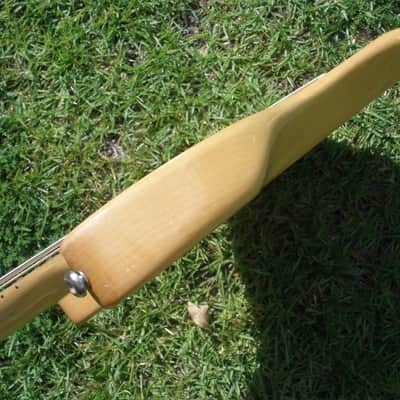 Vintage Harmony P Bass Copy - Natural Wood Finish - Cool Bass! image 4