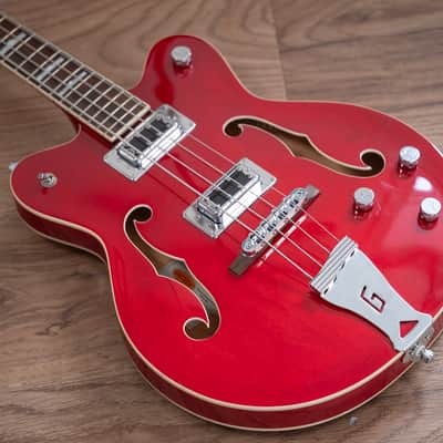 2012 Gretsch G5442BDC Double Cut Electromatic Bass - in Red image 20