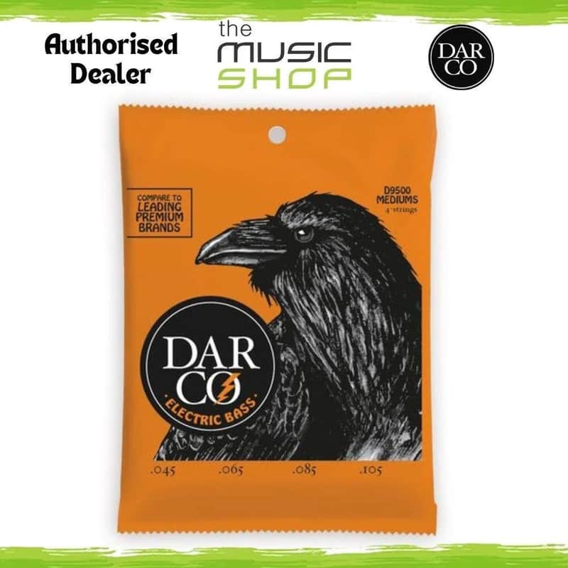 Darco Nickel Wound Electric Bass Guitar Strings, Medium, 45-105 - D9500 image 1