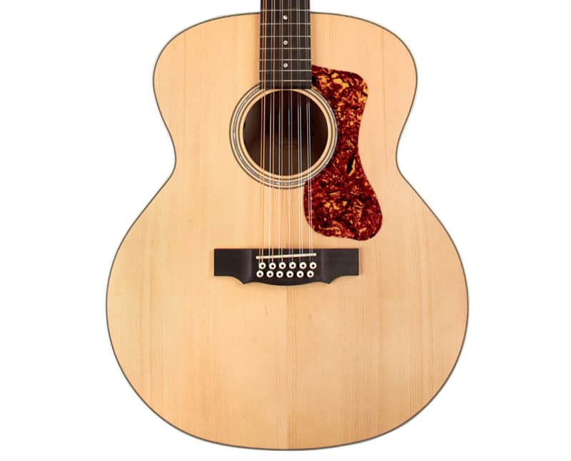 Guild F-2512E Maple Jumbo 12-String Acoustic/Electric Guitar - Blonde - Open Box image 1