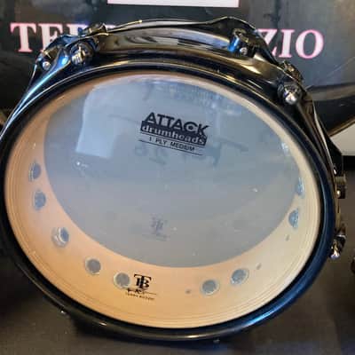 Terry Bozzio's DW - 8" Collector's Series Piccolo Tom - Purple Satin Oil - "Gb/F#". Autographed! image 10