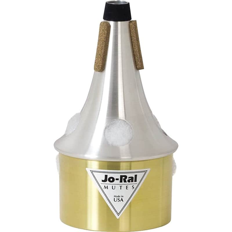 Jo-Ral Trumpet Bucket Mute-Brass Bottom TPT4B image 1
