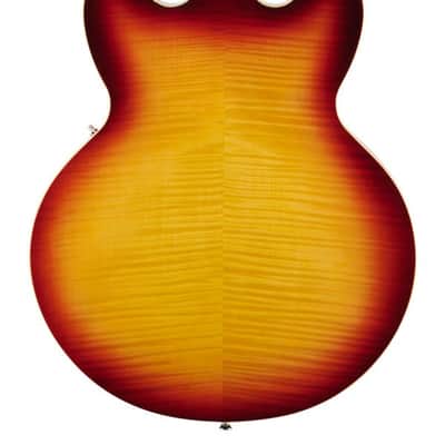 Epiphone ES335 Figured Top Guitar Raspberry Tea Burst image 6