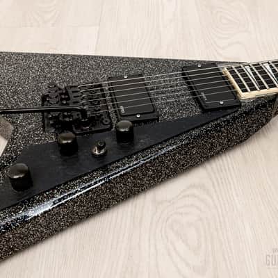 1994 Jackson USA Randy Rhoads RR1 Flying V Holoflake w/ EMG, Case image 6