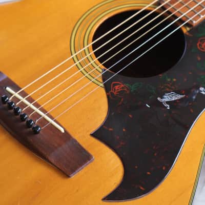 1970's Yamaha Japan FG-160 Folk Acoustic Guitar (Dove) image 4
