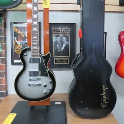2012 Epiphone Les Paul Custom PRO Limited Edition Epiphone Custom Shop- Silverburst -with Upgrades image 1