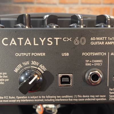 Line 6 Catalyst 60 2-Channel 60-Watt 1x12" Modeling Guitar Combo image 11