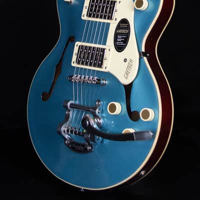 Gretsch G2655T Streamliner Center Block Jr. Double-Cut with Bigsby, Laurel FB, Arctic Blue image 2