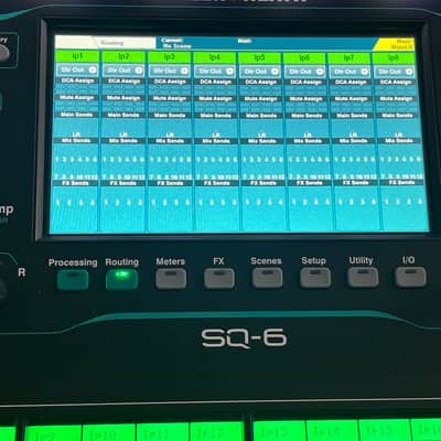Allen & Heath SQ-6 48 Ch/36 Bus Digital Mixer w/ Road Case, Cover + iPad Holder image 13