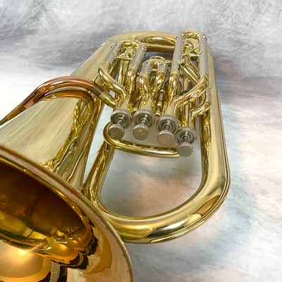 Unbranded 4 Valve Euphonium (Yamaha YEP-321 Copy) W/ Case Plays Great + See demo image 9
