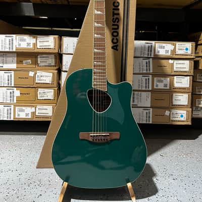 Ibanez Altstar ALT30 Acoustic-Electric Guitar - Jungle Green Metallic image 1
