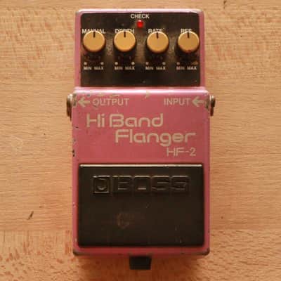 Boss HF-2 Hi Band Flanger (Green Label) 1985 - 1989 - Pink image 10