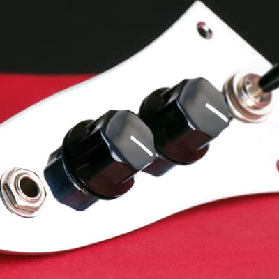 Blasphemy. A Fender Jazz Bass Wiring Harness and Control Plate with 3 Way Toggle Switch image 2