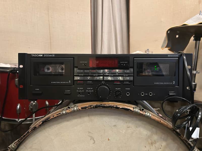 Tascam 202 MKIII Double Cassette Deck image 1