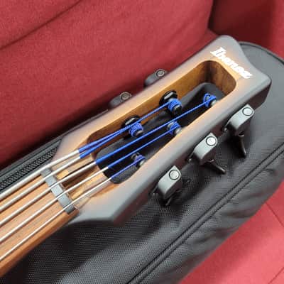 Ibanez UB805-MOB Upswing Upright Bass with Stand and Bag - Mahogany Oil Burst image 5