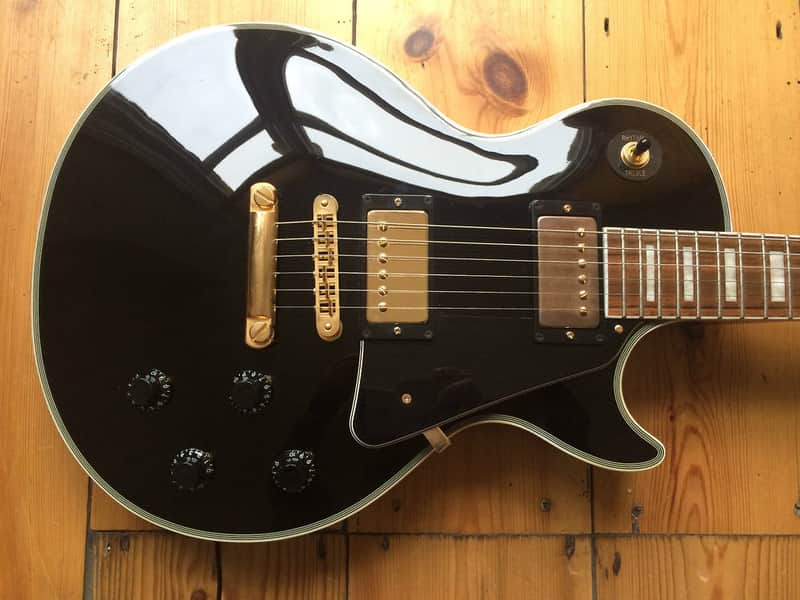 Burny RLC55 Les Paul Custom Electric Guitar image 1
