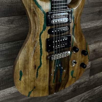 Dorweiler Custom Black Limba and Malachite HSH image 2