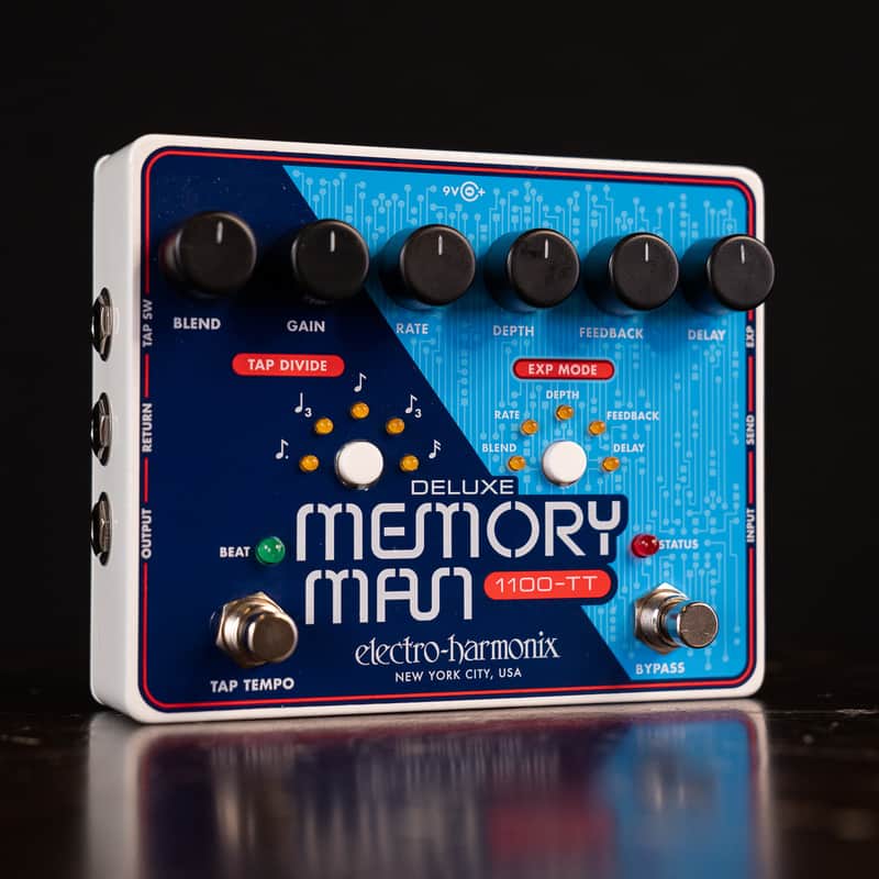 Electro-Harmonix Deluxe Memory Man 1100-TT Analog Delay Pedal image 1